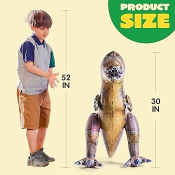 Amazon.co.jp: JOYIN T-Rex 恐竜 空気注入式 ティラノサウルス